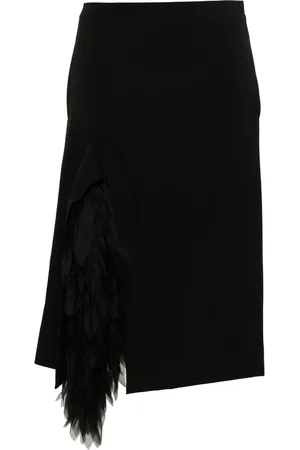 Stella McCartney Appliqu??-detailed midi skirt