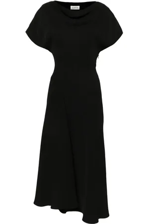 P.A.R.O.S.H. Flared cady maxi dress