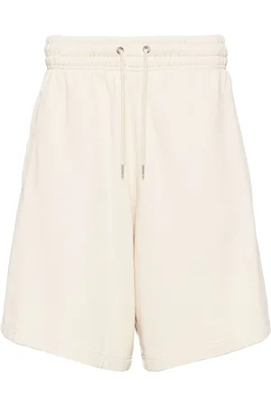 Maison Kitsuné Fox Head-print cotton track shorts