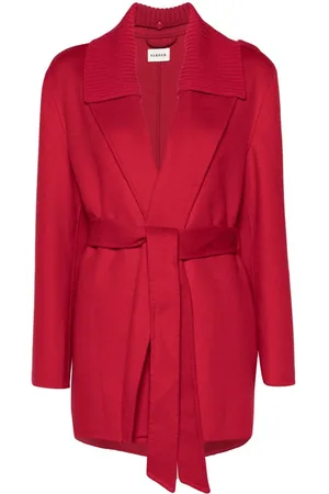 P.A.R.O.S.H. Belted felted short coat