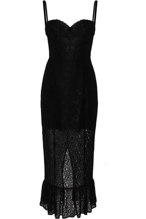 Reformation Lace-detail maxi dress