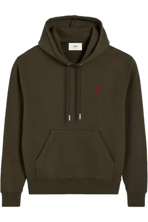 Ami Ami de Coeur-embroidered hoodie