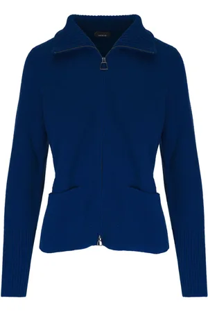 AKRIS Zip-up cashmere cardigan