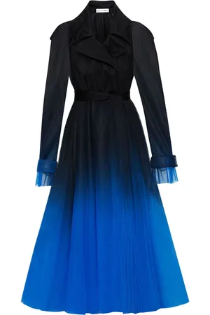 Oscar de la Renta Long tule coat