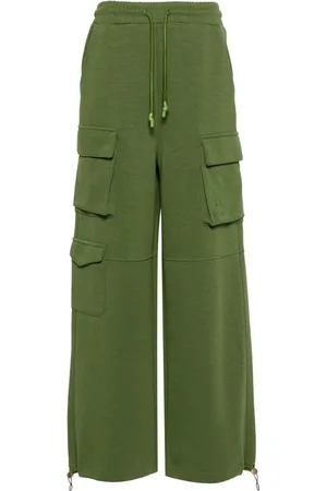 Patrizia Pepe Drawstring-waist cargo track pants