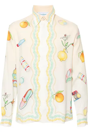 Casablanca Objets En Vrac crepe shirt