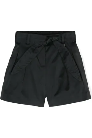 MONNALISA Pleat-detail satin shorts