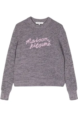 Maison Kitsuné Handwriting logo-embroidered jumper