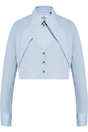 Vivienne Westwood Cut-off Heart cropped shirt