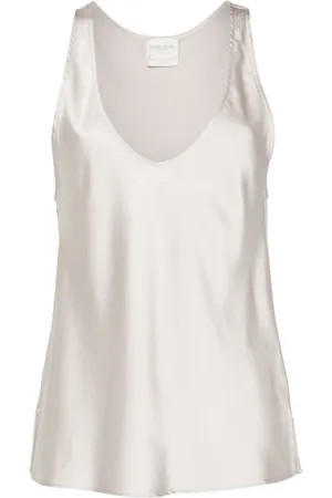 FORTE FORTE Lightweight satin tank top