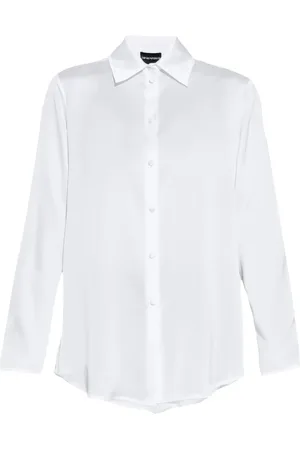 Emporio Armani Rear-button satin shirt