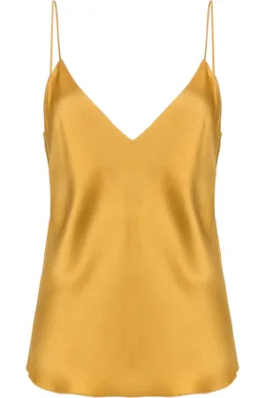 FORTE FORTE Spaghetti-strap satin top