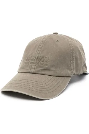 Maison Margiela Numbers-embroidered cotton cap