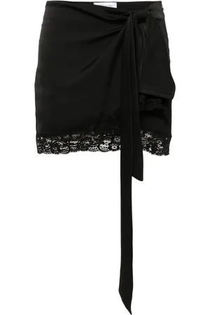 BLUMARINE Lace-trim mini skirt