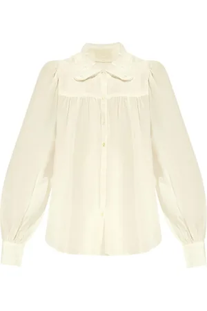 ULLA JOHNSON Balloon long-sleeved blouse
