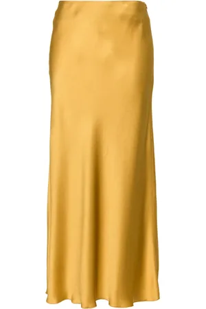 FORTE FORTE Flared crepe midi skirt