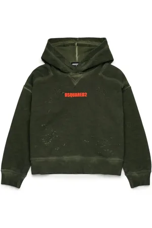 Dsquared2 Logo-print cotton hoodie