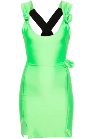 COPERNI Floral-appliqué mini dress