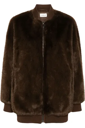 P.A.R.O.S.H. Faux-fur zip-up coat