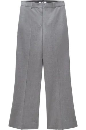 Msgm Straight-leg wool trousers