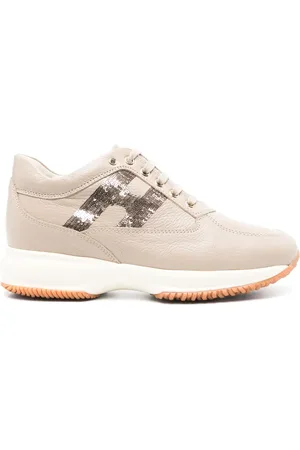 Hogan Interactive sequin-logo sneakers