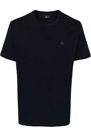 Etro Pegaso-embroidered cotton T-shirt