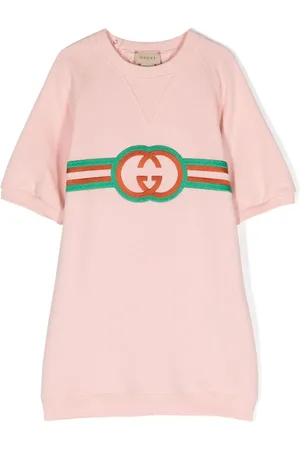 Gucci Interlocking G embroidered jersey dress