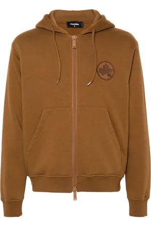 Dsquared2 Maple Leaf zip-up hoodie