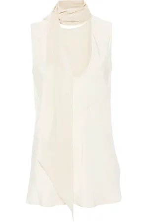 Helmut Lang Scarf sleeveless top