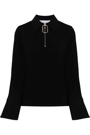 J.W.Anderson Spread-collar crepe sweatshirt
