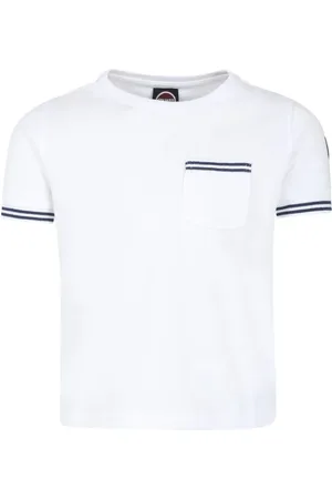 Colmar Striped-trim cotton T-shirt