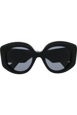 Gucci Interlocking-G round-frame sunglasses
