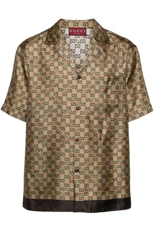 Gucci GG-Horsebit silk shirt