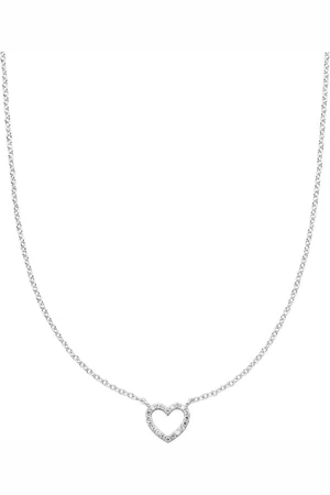 VEYNOU 14kt white gold Heart diamond necklace