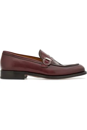 Salvatore Ferragamo Gancini-plaque leather mocassins