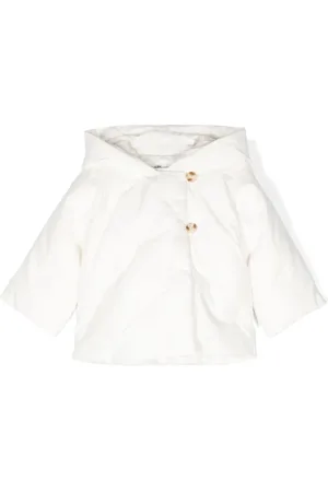 BONPOINT Cherry-embroidered padded jacket