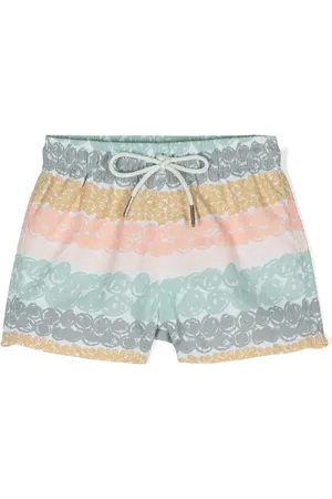 KNOT Bodhie abstract-print swim shorts