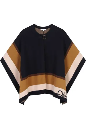 Chloé Logo-jacquard knitted cape