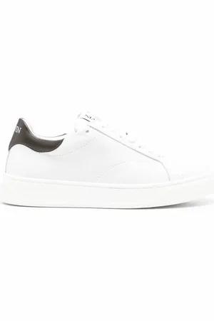 Lanvin Logo-patch leather sneakers