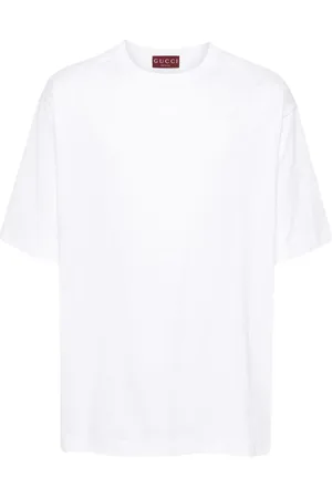 Gucci Logo-embroidered cotton T-shirt
