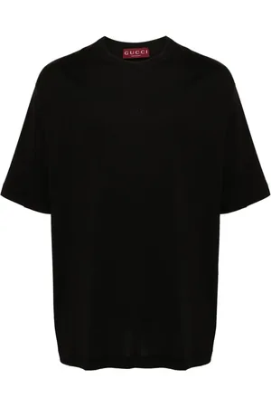 Gucci Logo-embroidered cotton T-shirt