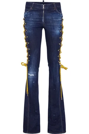 Dsquared2 Lace-up flared jeans