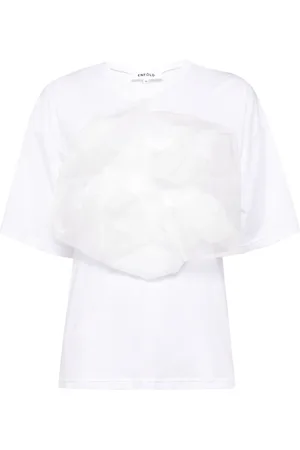 ENFÖLD Floral-appliqué T-shirt