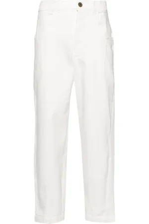 ELEVENTY High-rise tapered jeans