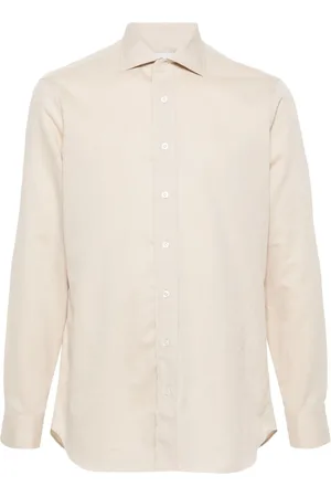 LARDINI Wingtip-collar shirt