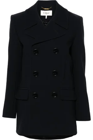 Chloé Double-breasted virgin wool coat