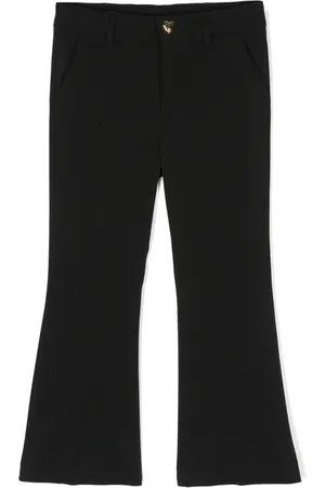 Moschino Logo-button trousers