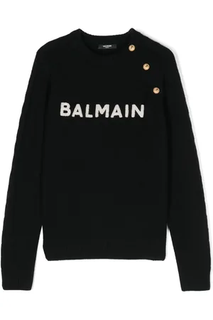 Balmain Logo-embroidered sweater
