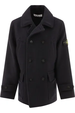 Stone Island Logo-patch coat