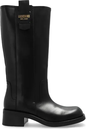 Moschino Appliqu??-logo boots